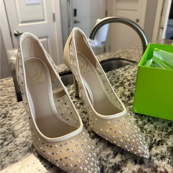 Sam Edelman Hazel Mesh Pointed Toe Pump - Picture 3 of 3